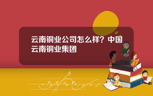 云南铜业公司怎么样？中国云南铜业集团