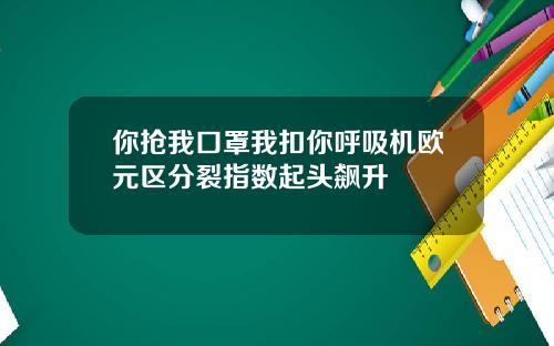 你抢我口罩我扣你呼吸机欧元区分裂指数起头飙升