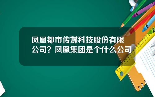 凤凰都市传媒科技股份有限公司？凤凰集团是个什么公司